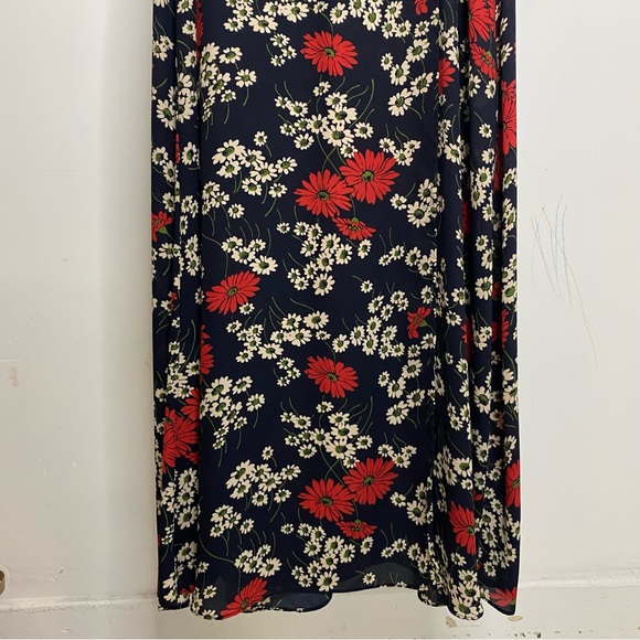 Madewell Hillside Daisy Floral Midi Wrap Dress Size 00 - Picture 5 of 11